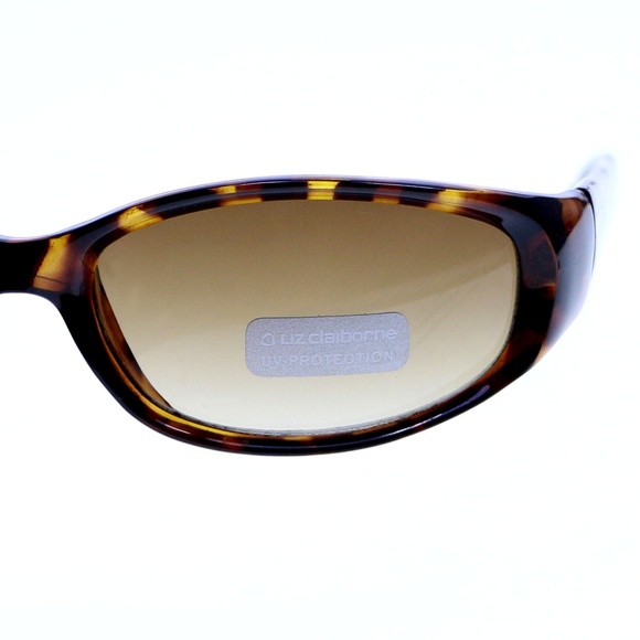 Liz Claiborne Tortoise-Shell Designer Cateye-Sun - Picture 3 of 7